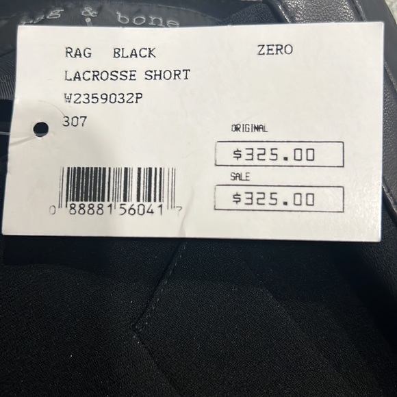 Rag & bone women shorts size 0 NWT - Picture 10 of 10